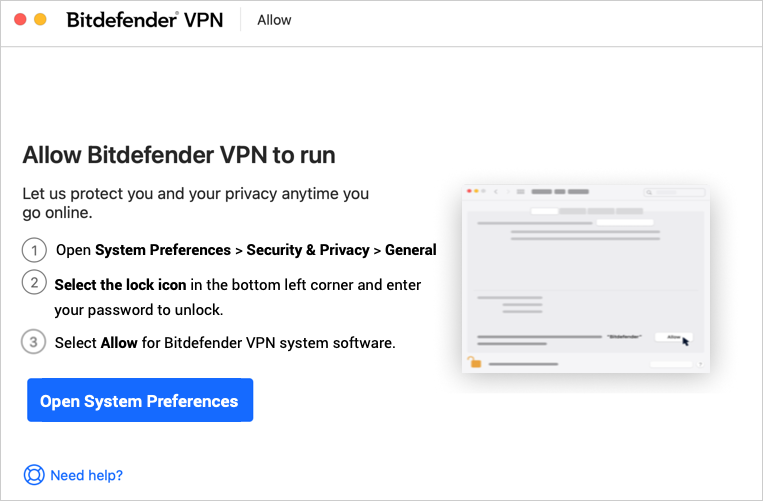 Open System Preferences