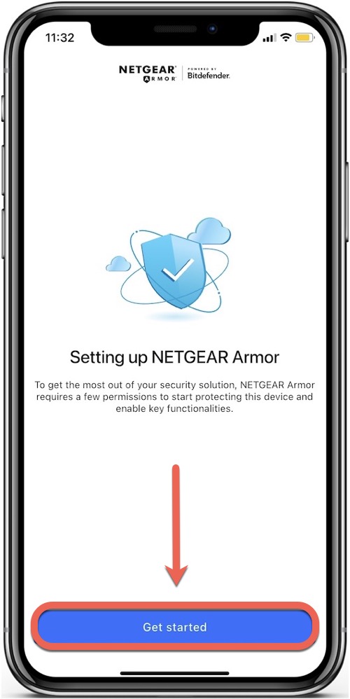 Install NETGEAR Armor on iOS - Get started
