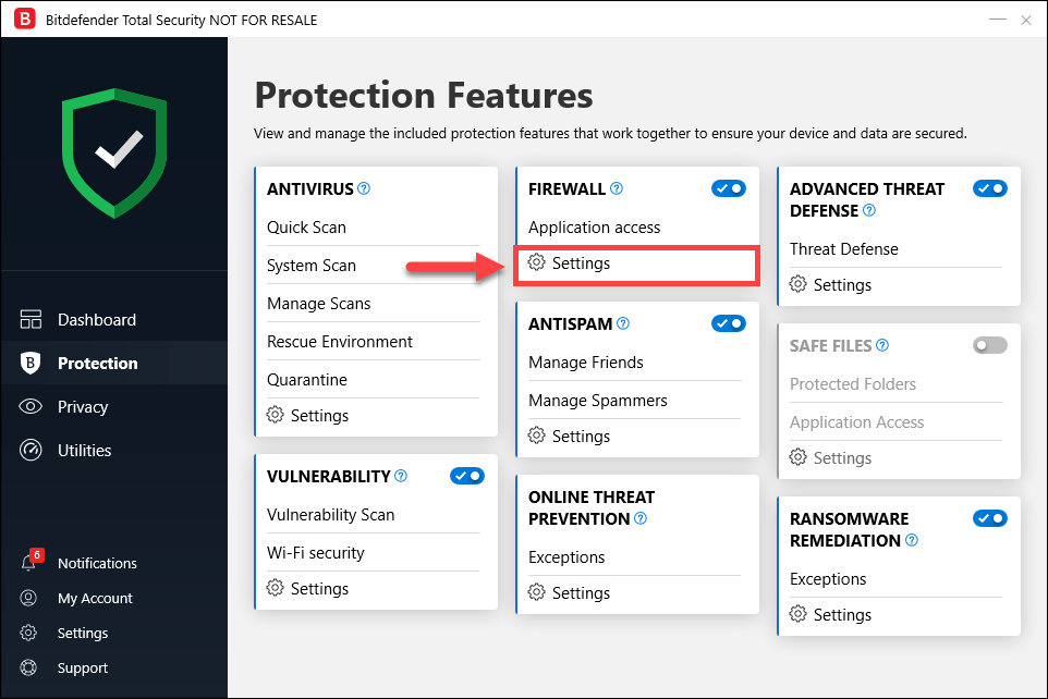 How To Add A Network Exception In Bitdefender - roblox mgui with password checker 2019