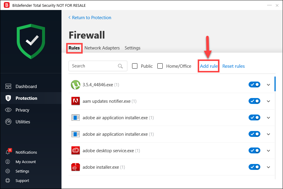 network exception 6