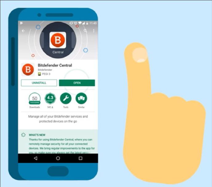 Bitdefender Central app