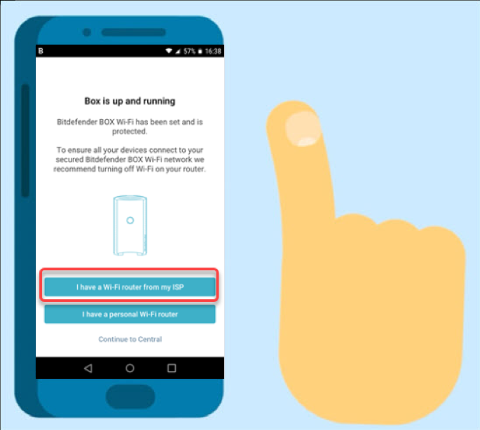 Installing Bitdefender BOX using your ISP-provided router