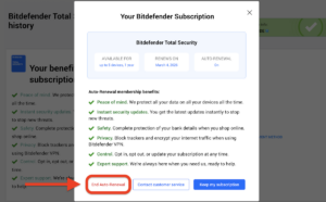 How to Turn Off Auto-Renewal for Bitdefender Subscriptions
