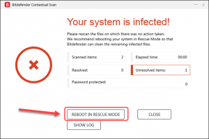 How to Use Bitdefender Rescue Environment