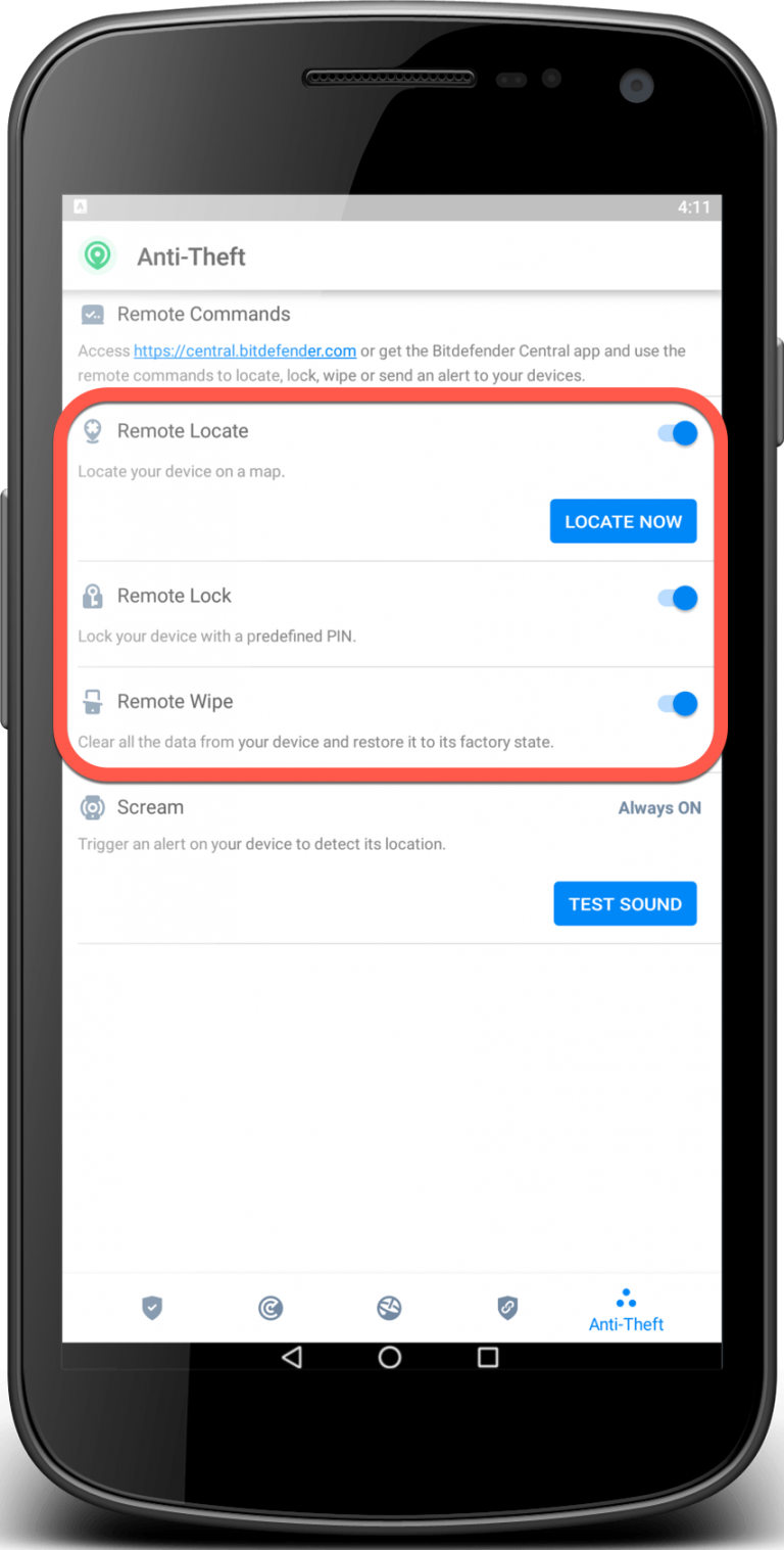How to use Bitdefender AntiTheft on Android devices