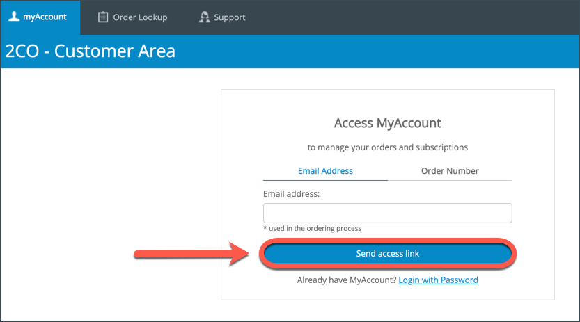 Send access link