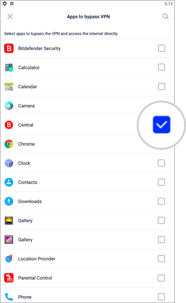 Some Android apps won't work with Bitdefender VPN - Split Tunneling solution