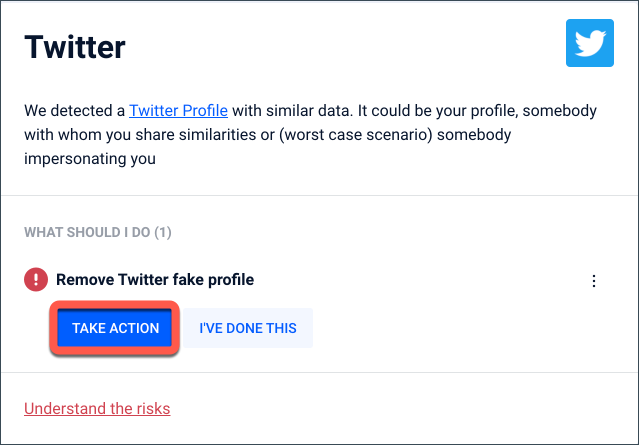 Take action