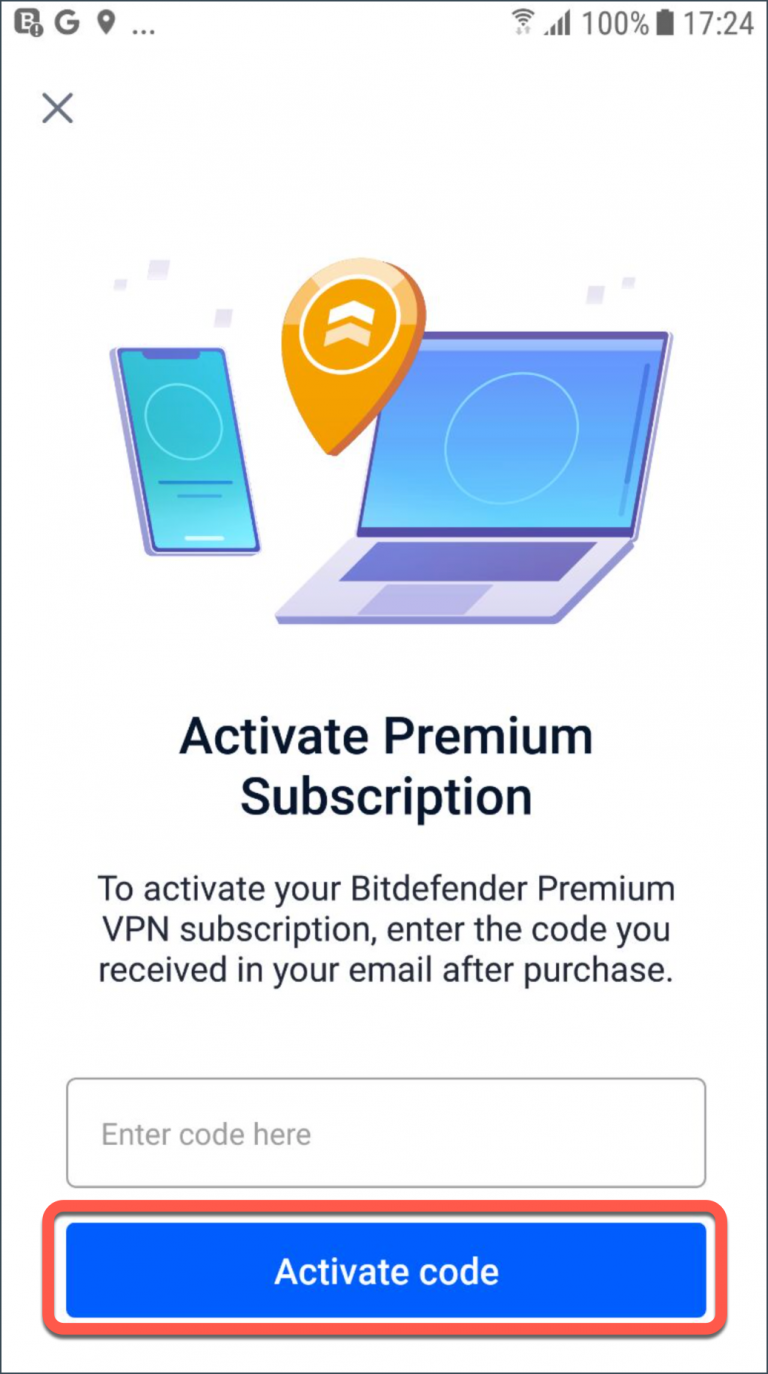 Install & activate Bitdefender Premium VPN on Windows, Mac, Android, iOS