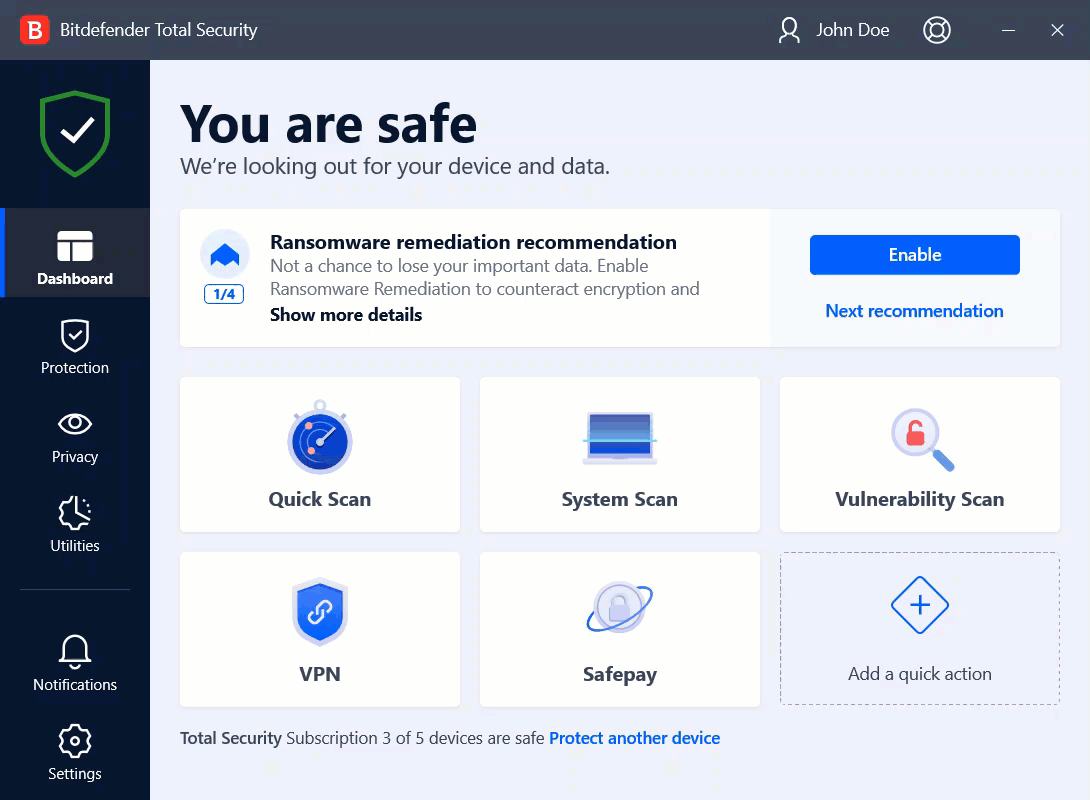 Bitdefender scan taking long - increasing priority