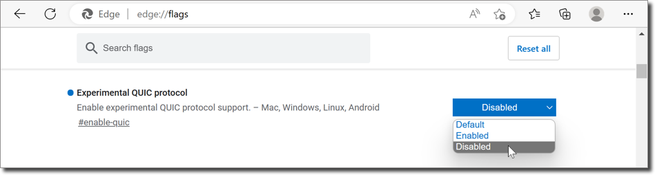 Fix Search Advisor in Edge