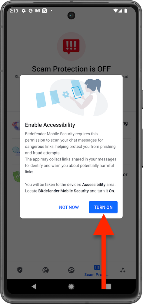 Enable Accessibility