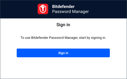 Sign in