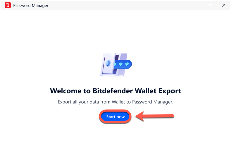 Wallet Export - Start now.