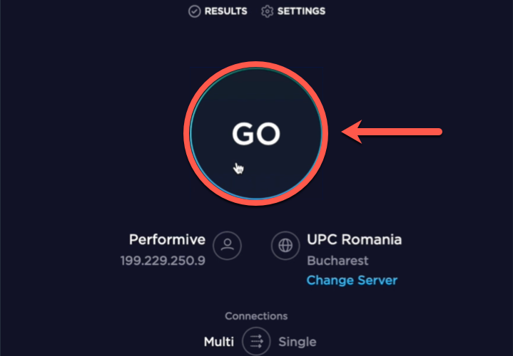 Speedtest - slow internet - Mac