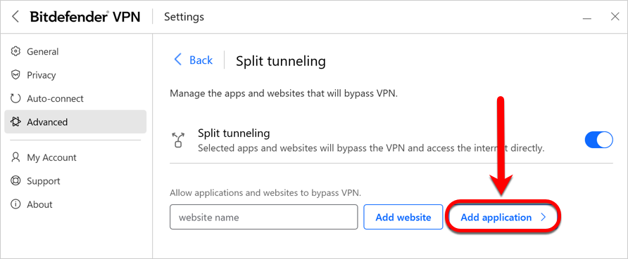 Some Windows apps won't work with Bitdefender VPN - Split Tunneling solution