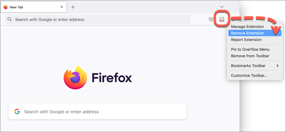 Uninstall Bitdefender Password Manager in Firefox