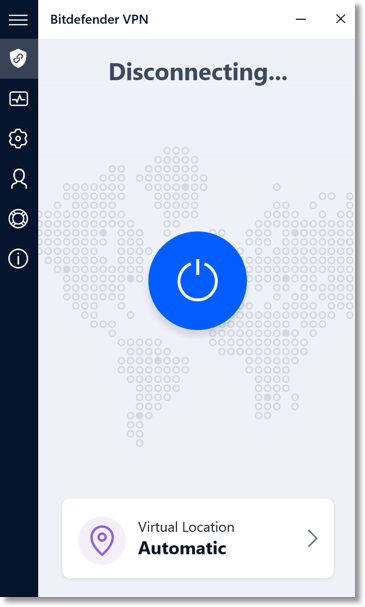 Bitdefender VPN stuck Disconnecting