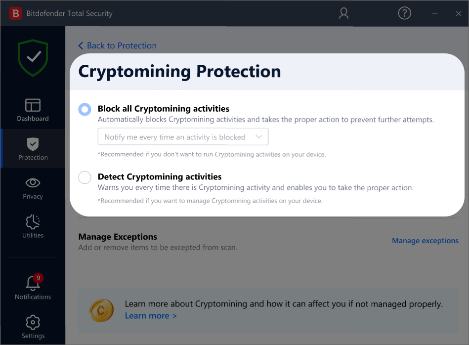 Cryptomining Protection