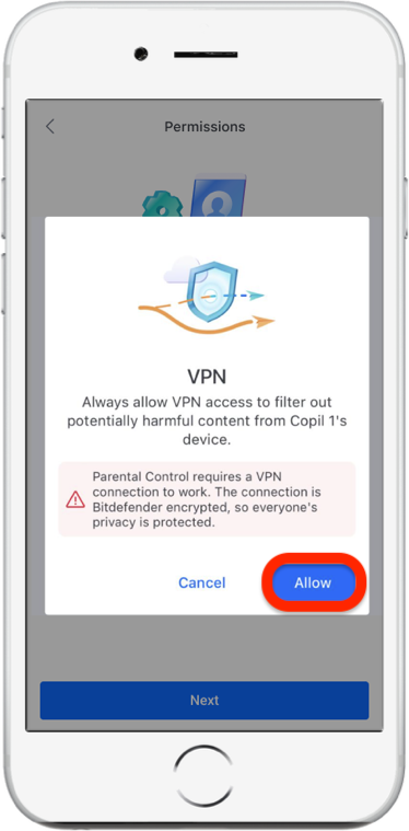 Allow VPN