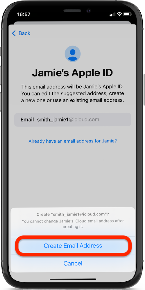 Create Email Address