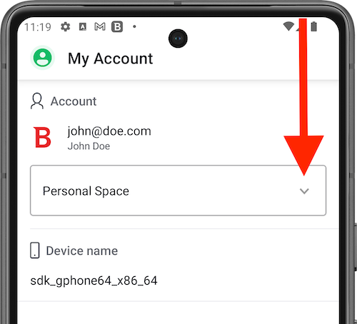 Switch Space mobile