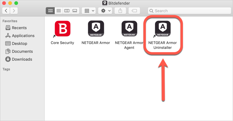 NETGEAR Armor Uninstaller