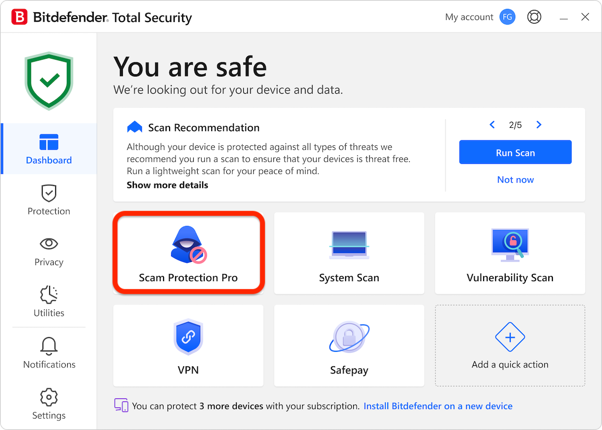 Scam Protection - Windows
