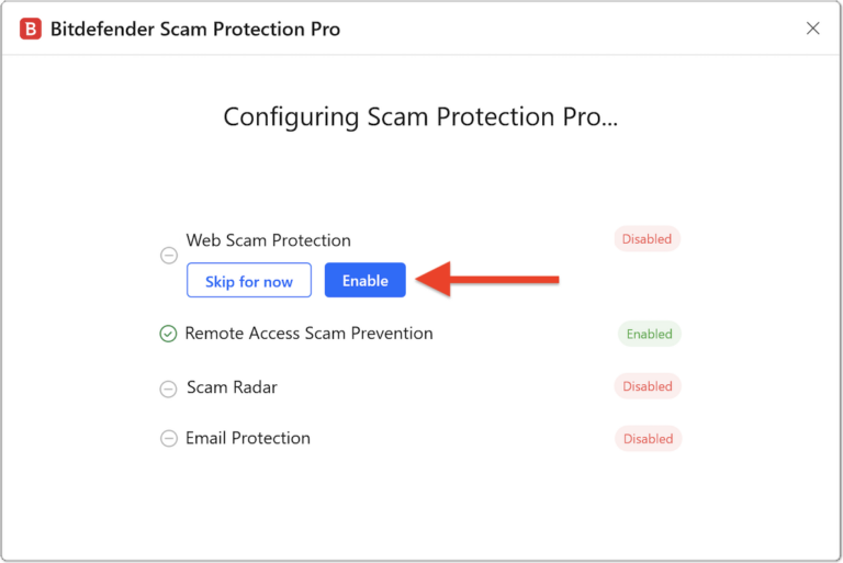 How to Set Up Scam Protection Pro on Windows - Bitdefender Consumer ...