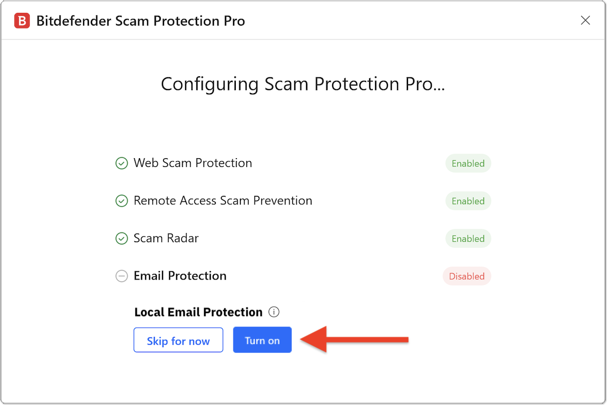 Local email protection