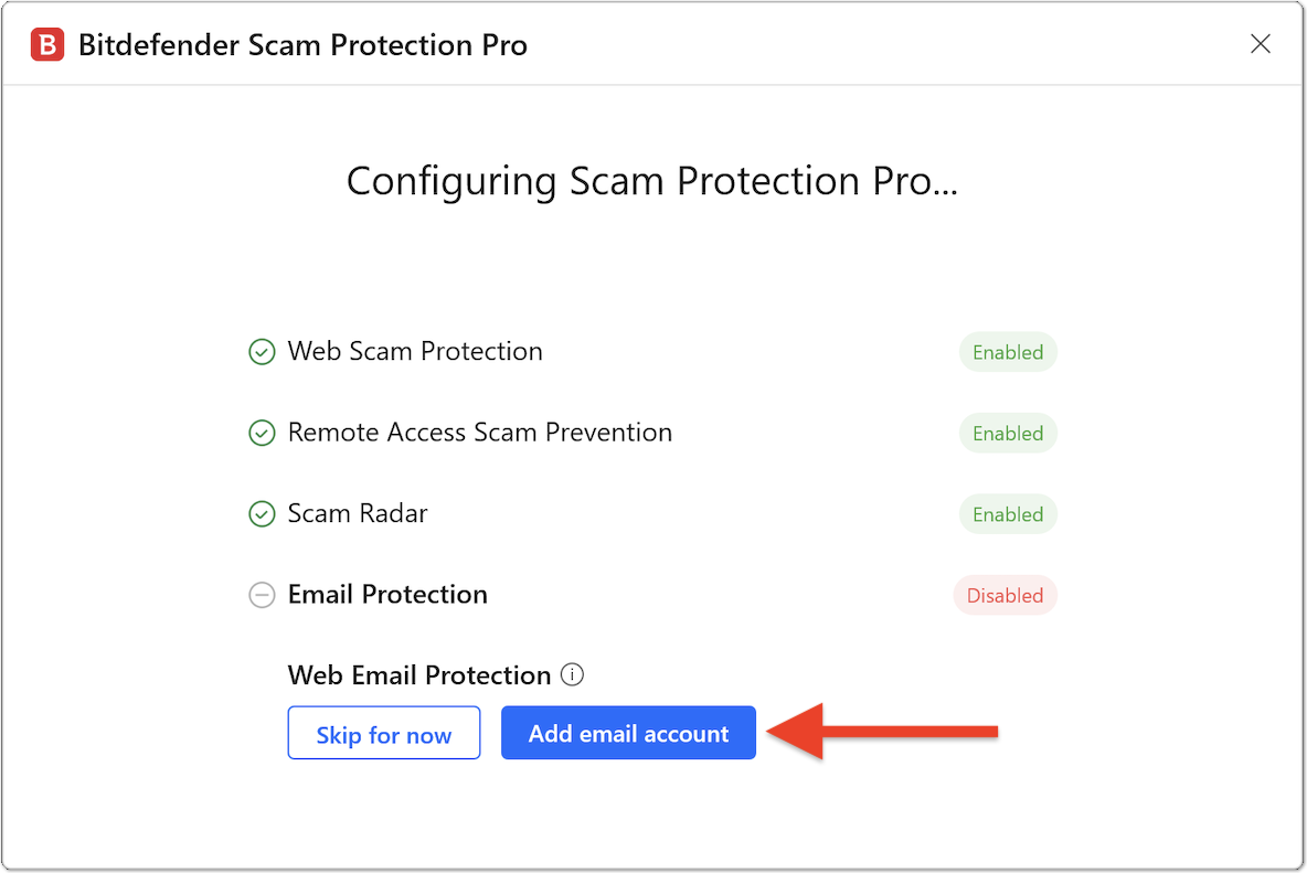 Web email protection