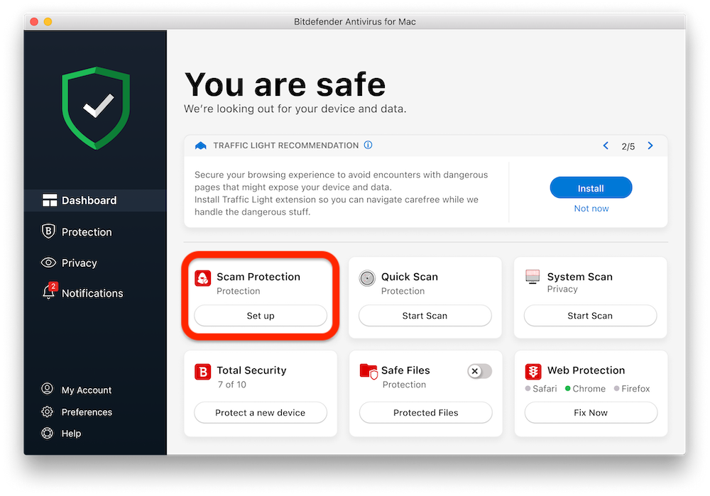 Scam Protection macOS