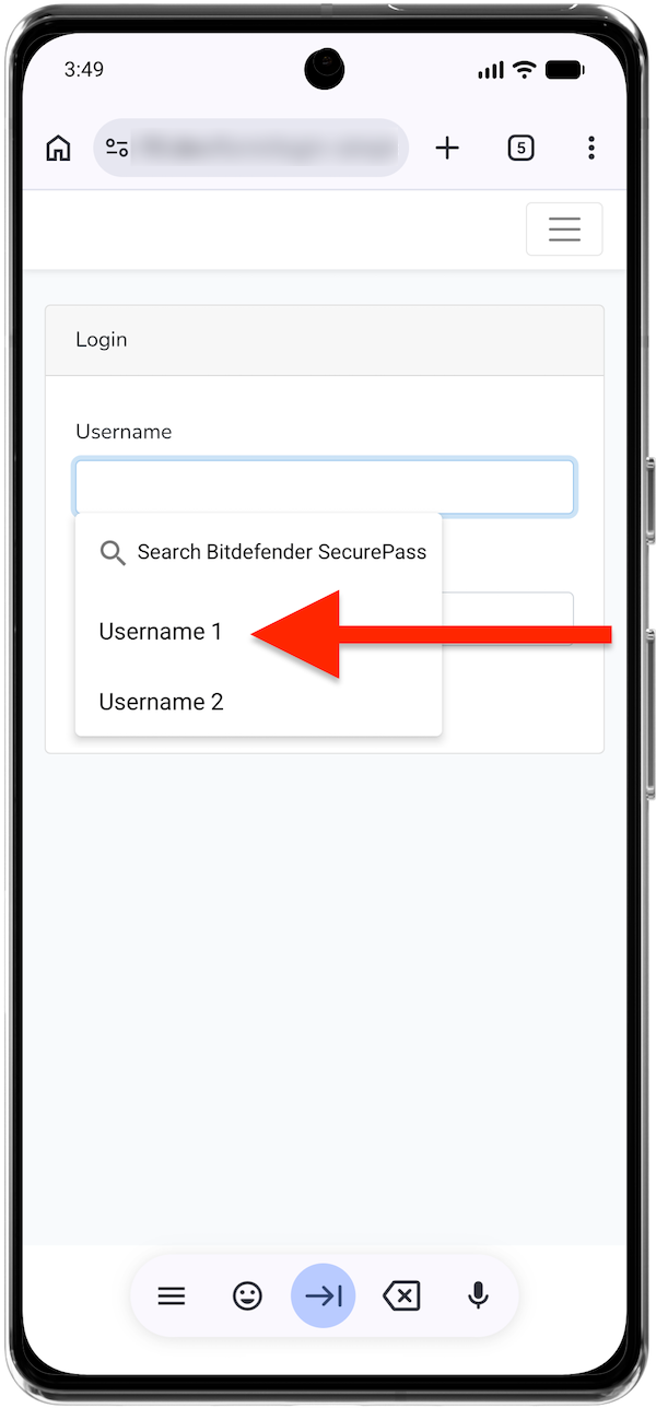 How to autofill passwords on Android using SecurePass