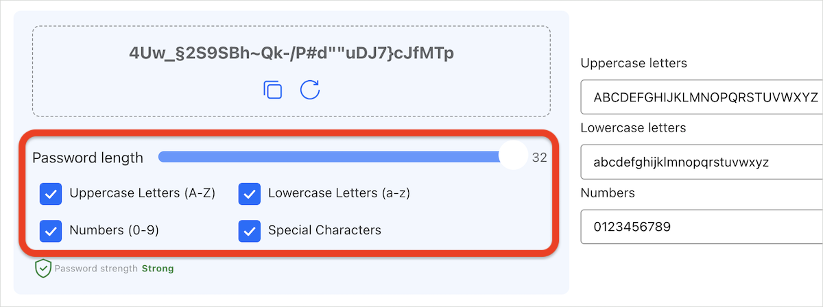 create strong password NETGEAR