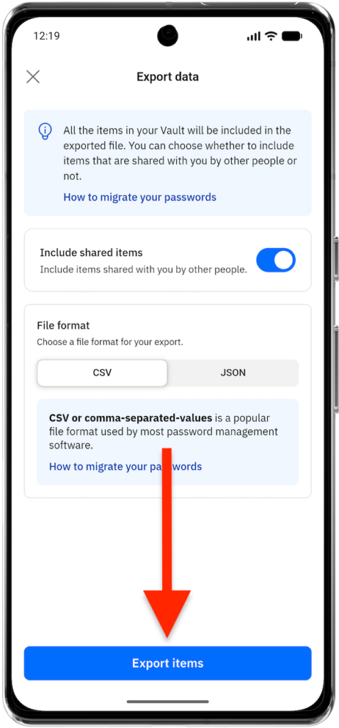 How to Export Passwords from Bitdefender SecurePass
