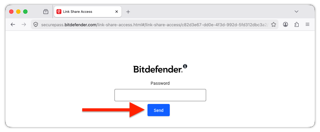 How to share passwords via password-protected links