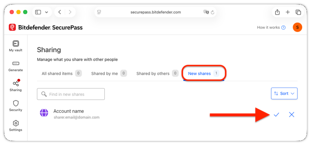 How to Share Passwords Securely with Bitdefender SecurePass