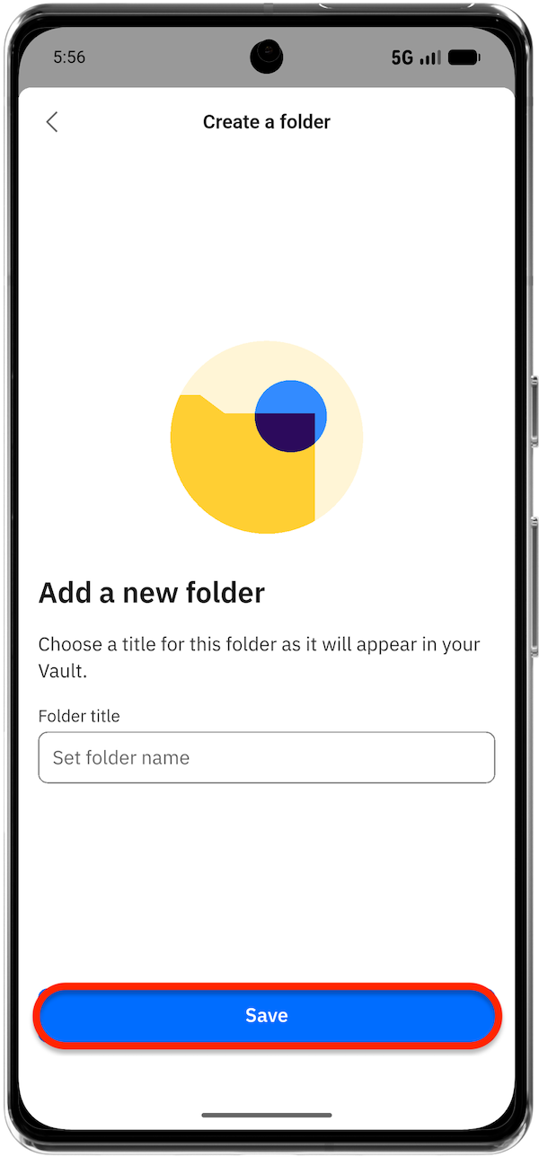 Set folder name