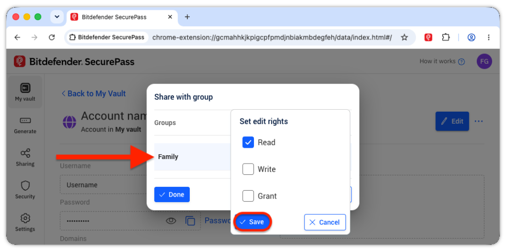 How to Share Passwords Securely with Bitdefender SecurePass