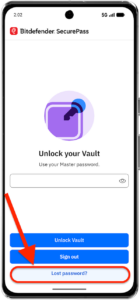 Master Pass Recovery Code How to Reset Your Bitdefender SecurePass Master Password