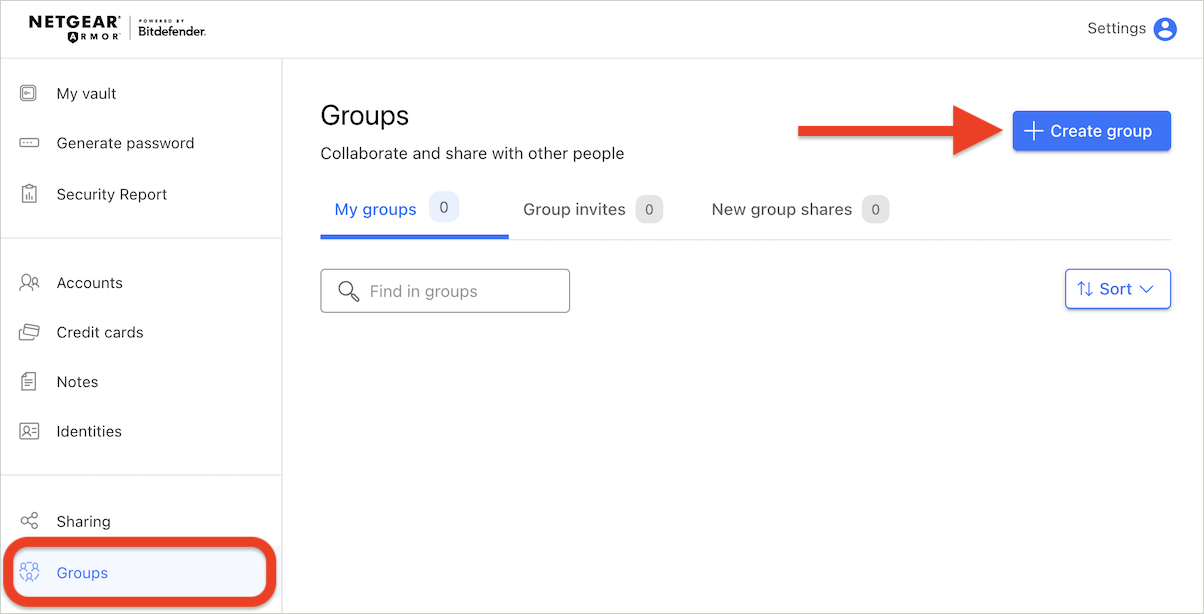 Create group