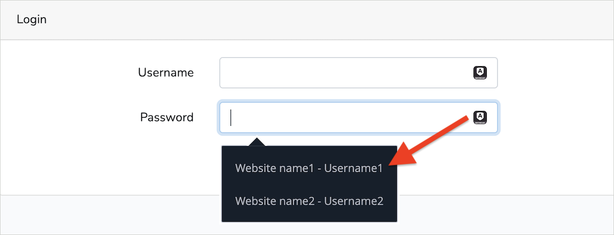 NETGEAR Armor autofill from the password field