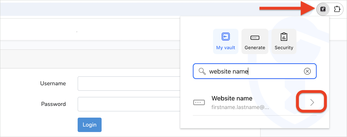 NETGEAR Armor autofill from the browser extension