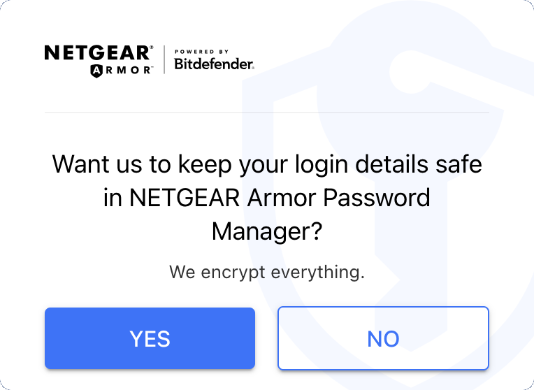 NETGEAR autosave prompt