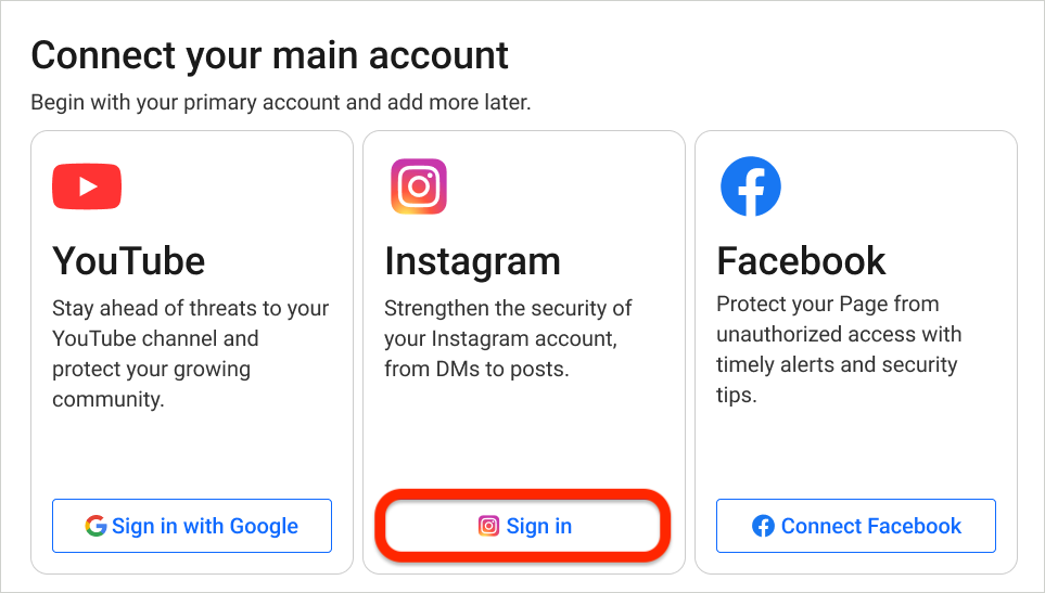 Connect Instagram