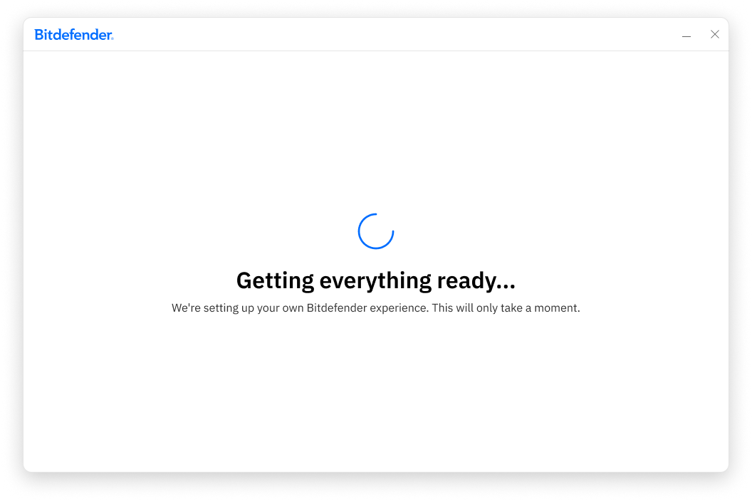 Getting everything ready