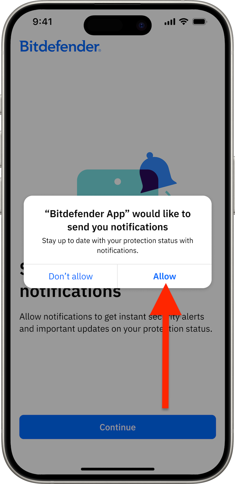 Allow iOS notifications