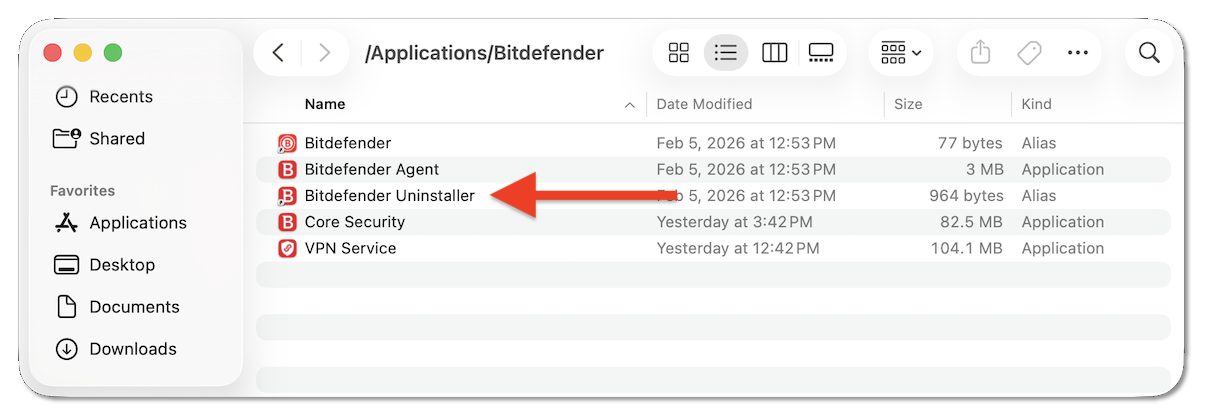 Bitdefender Uninstaller