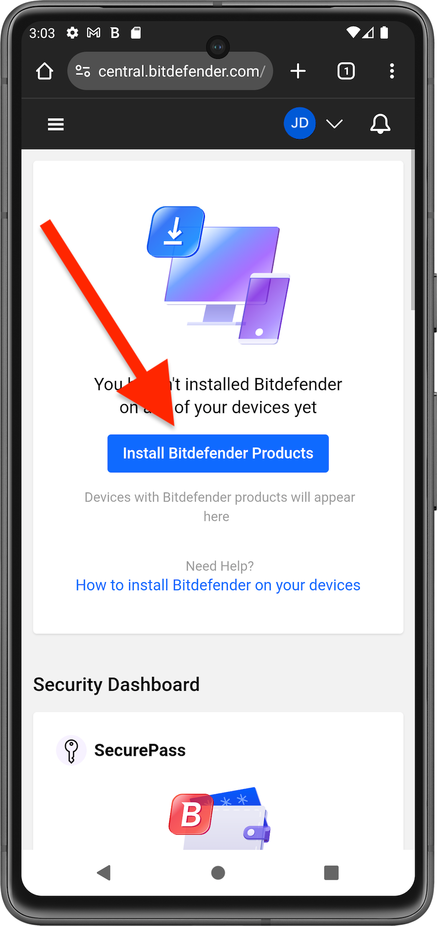 Install Bitdefender Products