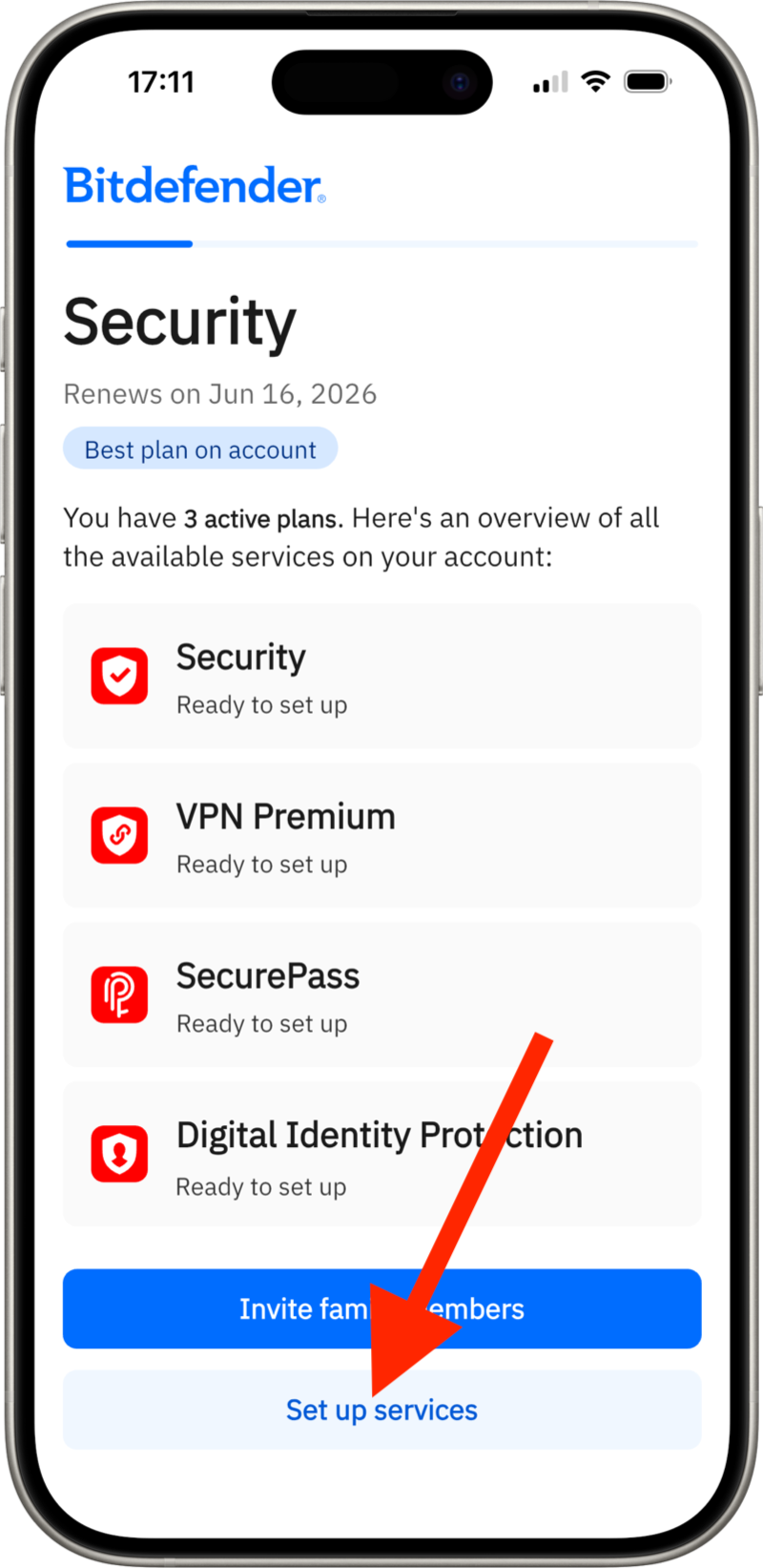How to set up Bitdefender Hub for iOS